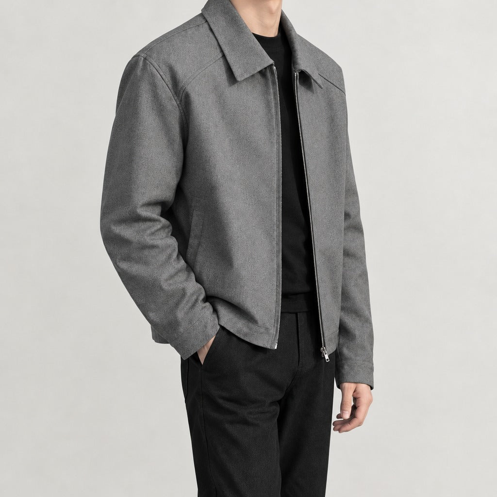 Gerard Boxy Jacket - Lead Product Detail