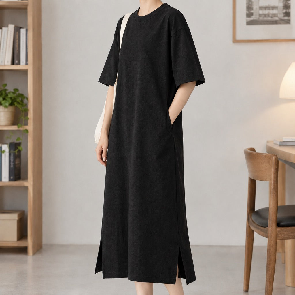 Rocio Smiley T Shirt Dress - Lead Product Detail