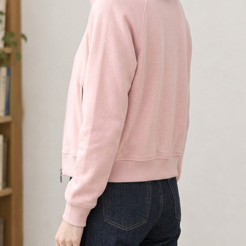 Fabia Stand Collar Jacket - Lead Product Detail
