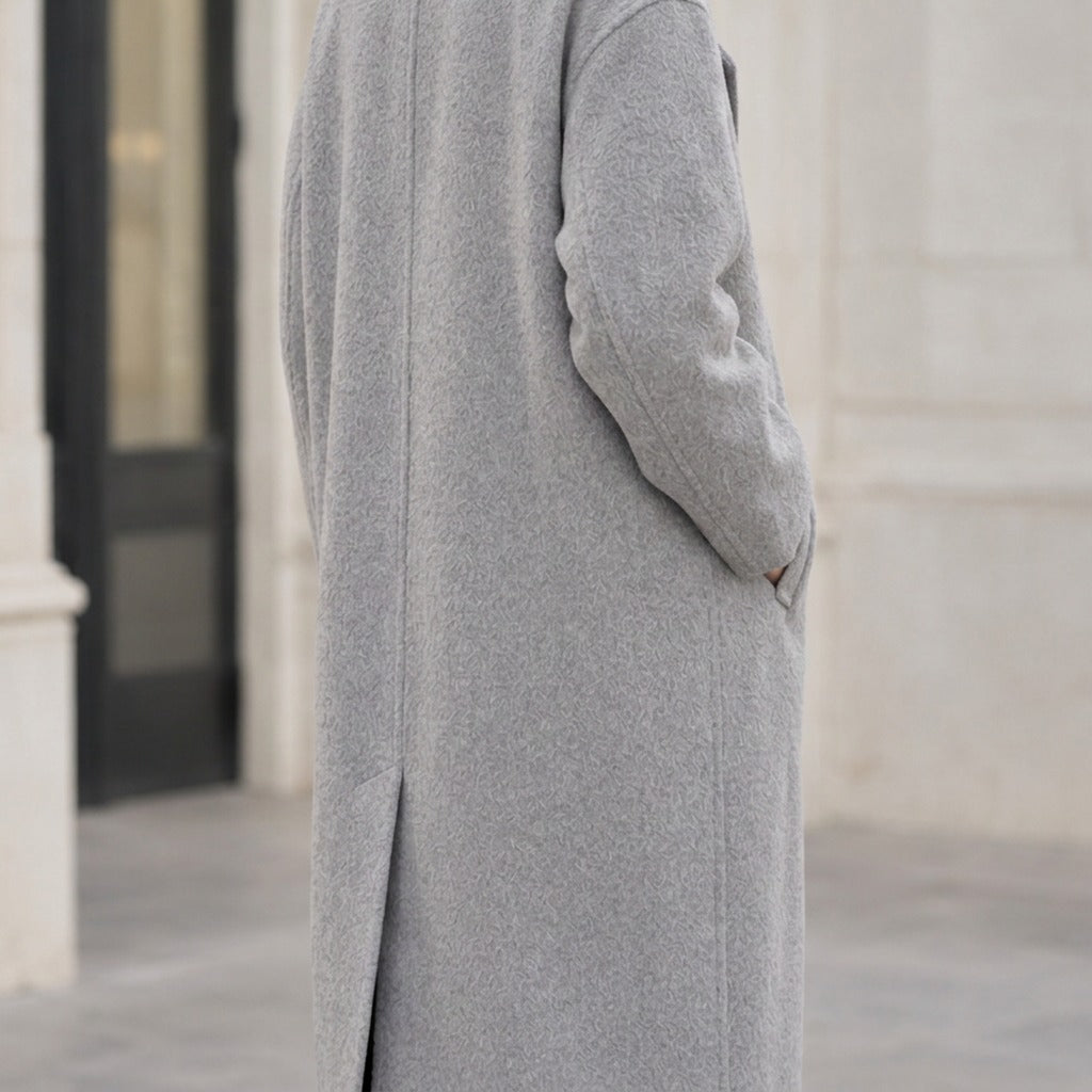 Johanna Double Breasted Wool Coat - Lead Product Detail