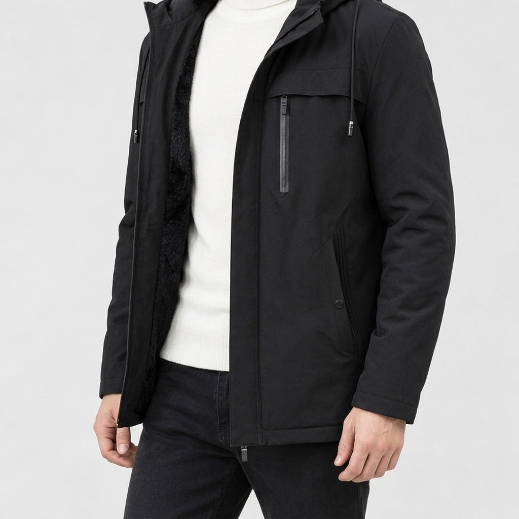 Oreste Fleece Lined Jacket - Lead Product Detail