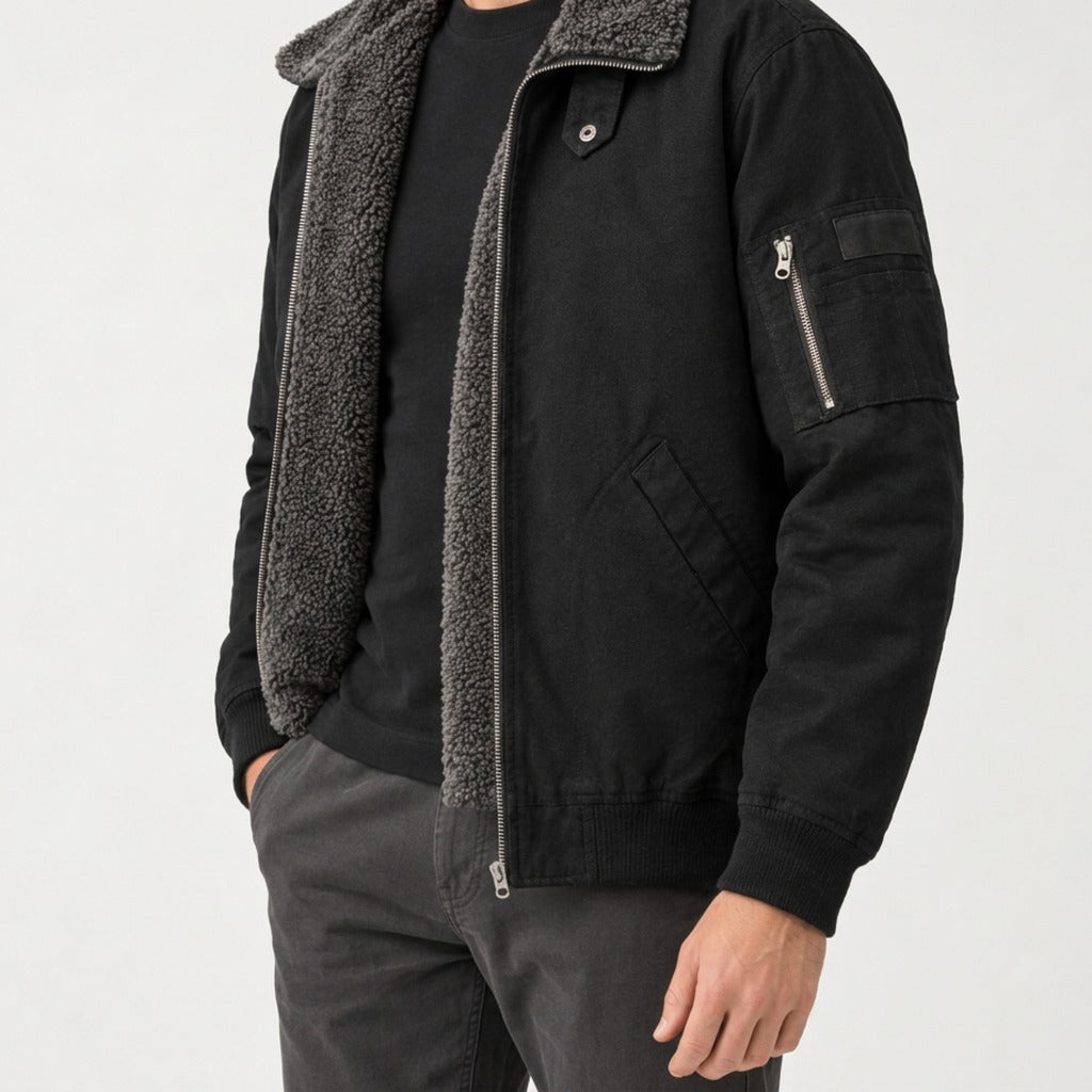 Torsten Fleece Lined Jacket - Lead Product Detail