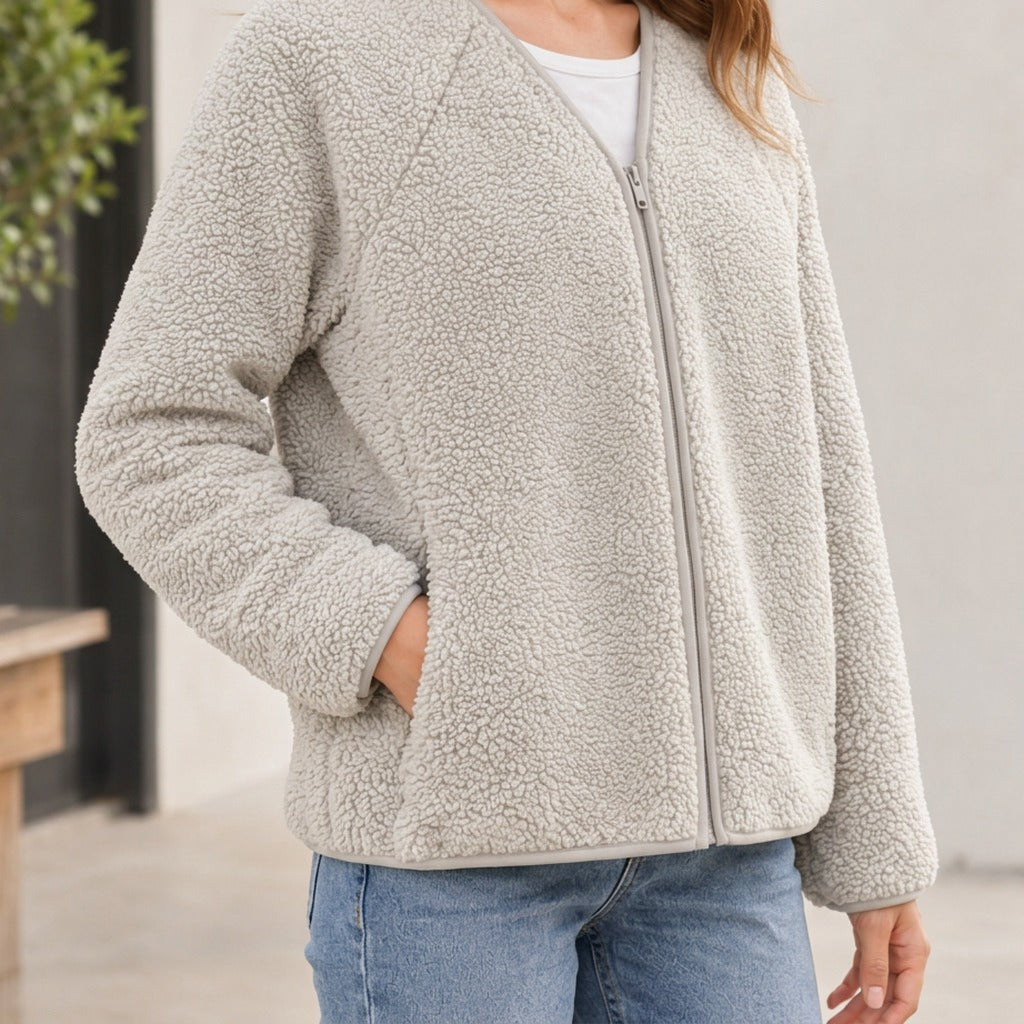 Evangeline Fleece Jacket - Lead Product Detail