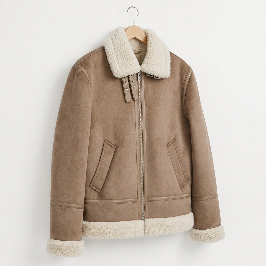 Vincent Aviator Jacket - Lead Product Detail