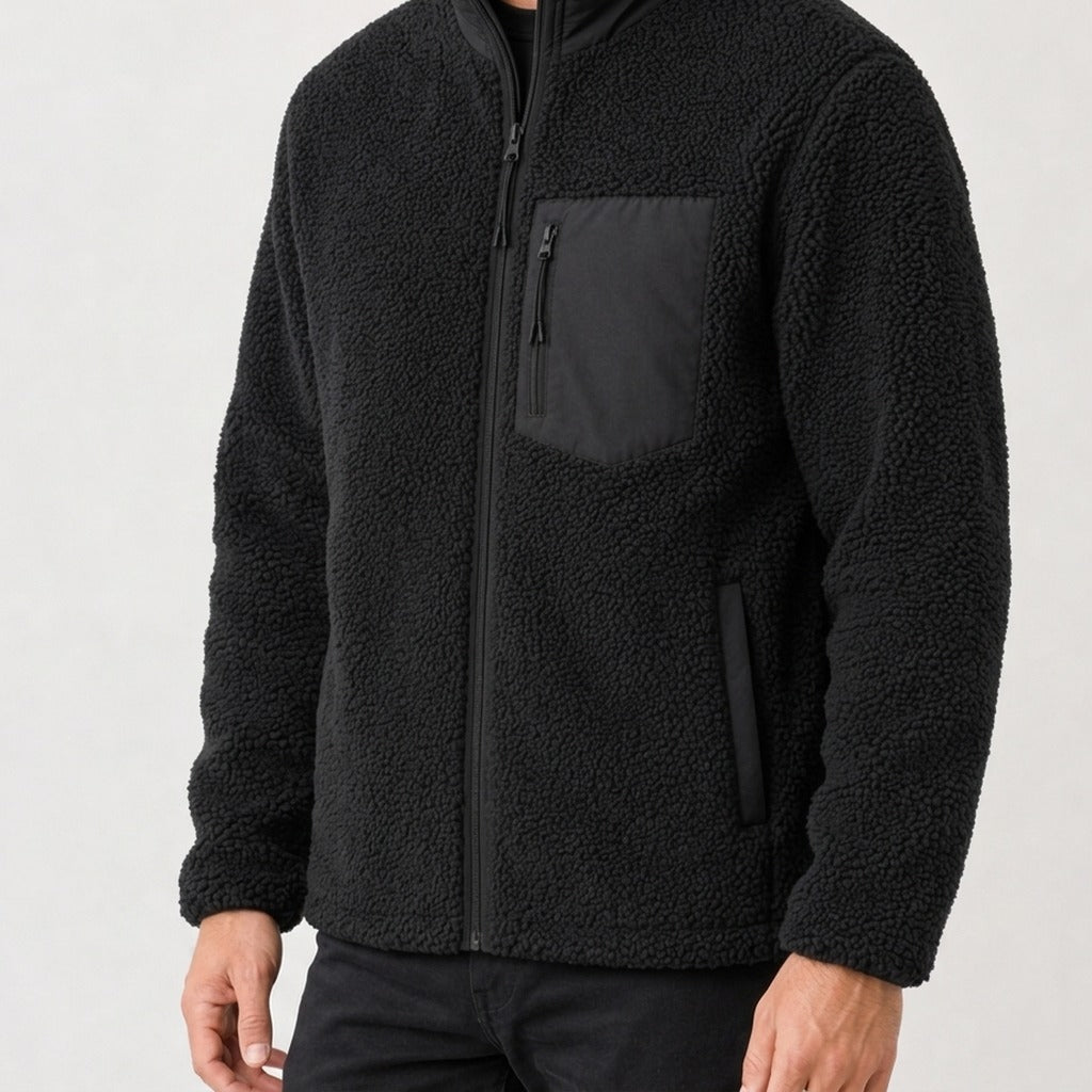 Jean Stand Collar Jacket - Lead Product Detail