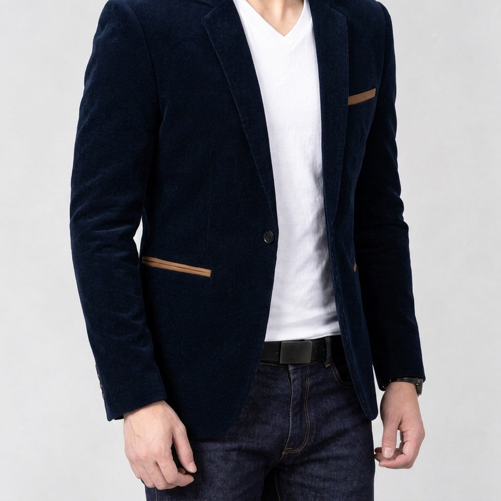 Nathan Slim Fit Blazer - Lead Product Detail