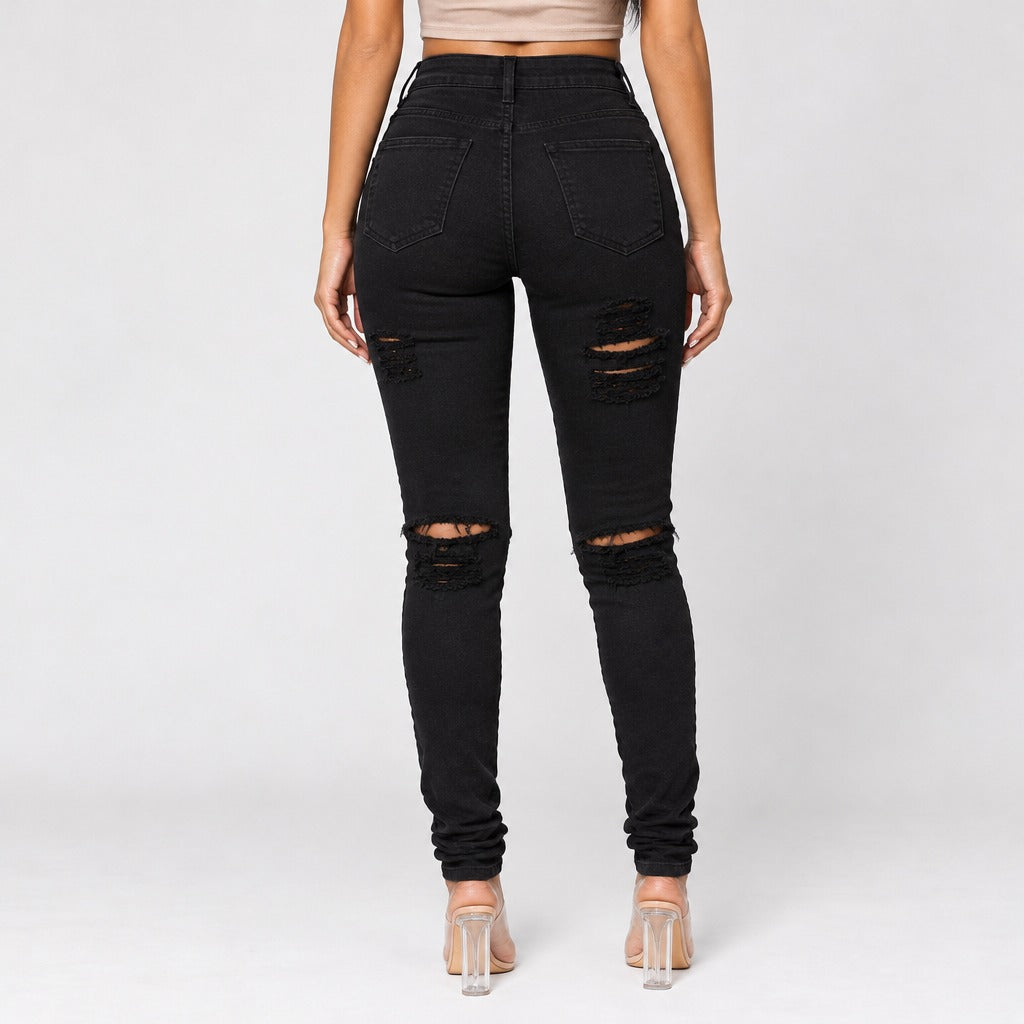 Audur Distressed Jeans - Lead Product Detail