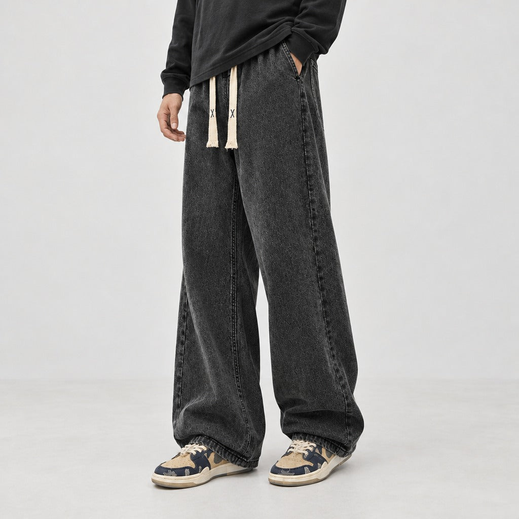 Gottfried Wide Leg Jeans - Lead Product Detail