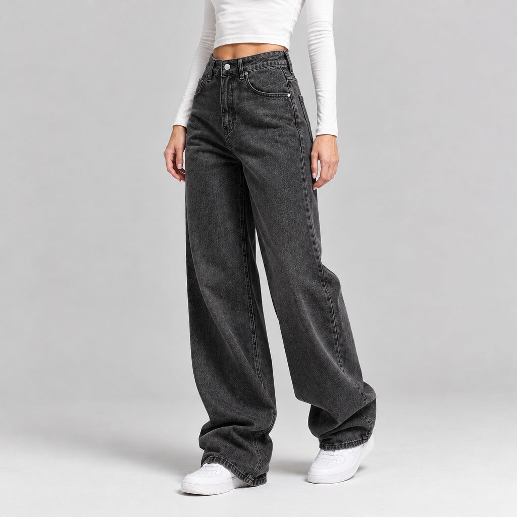 Bianka Wide Leg Jeans - Lead Product Detail