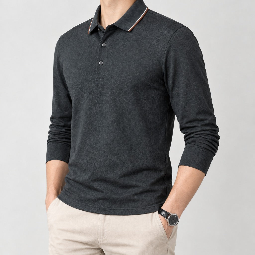 Adalsteinn Tipped Polo - Lead Product Detail