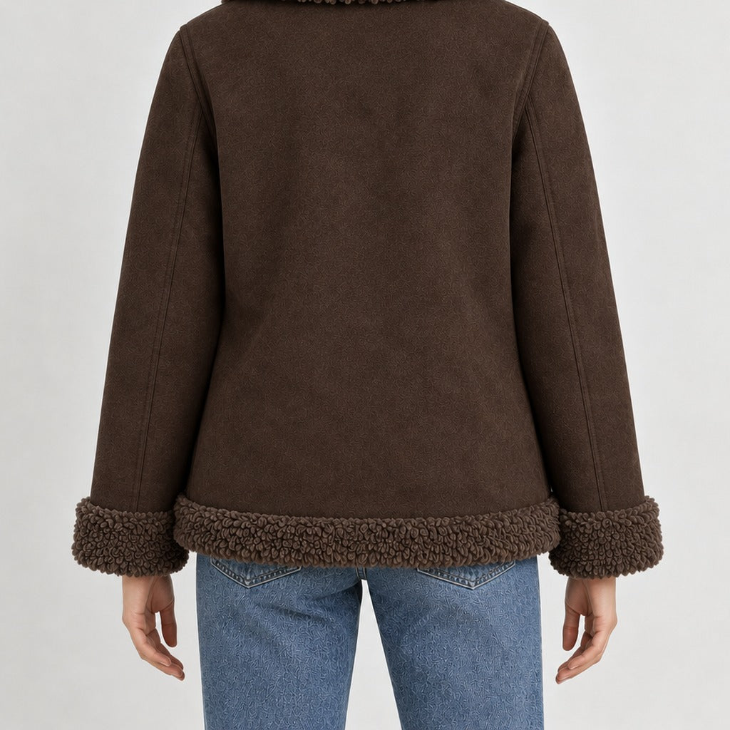 Celsa Suede Jacket - Lead Product Detail