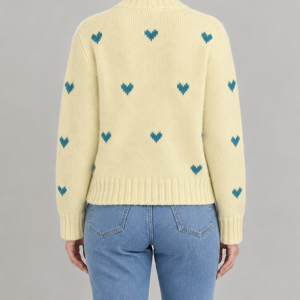 Elfriede Heart Knit Cardigan - Lead Product Detail