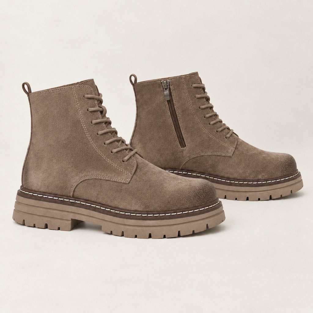 Asmus Lace Up Ankle Boots - Lead Product Detail