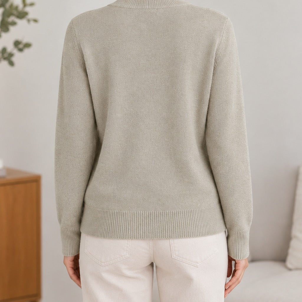Friederike Button Front Cardigan - Lead Product Detail