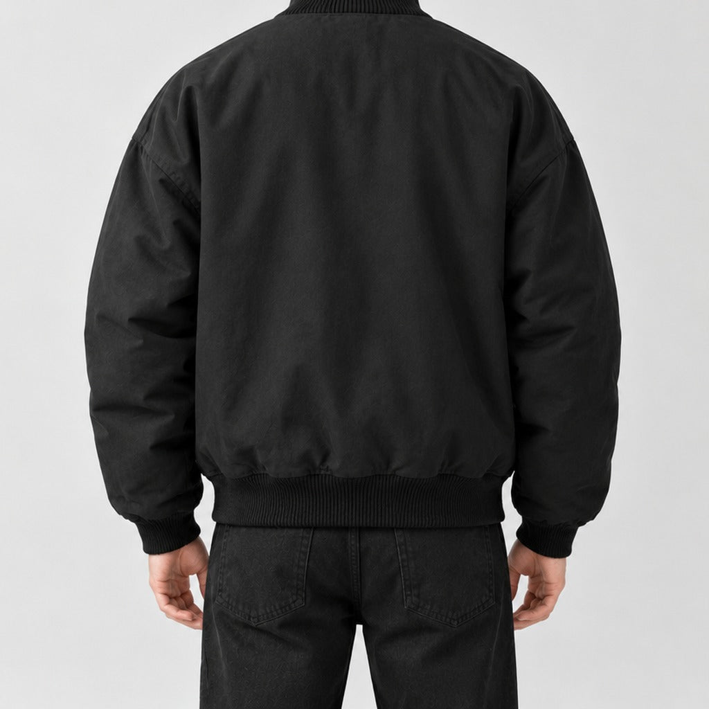 Bergsteinn Ribbed Collar Jacket - Lead Product Detail