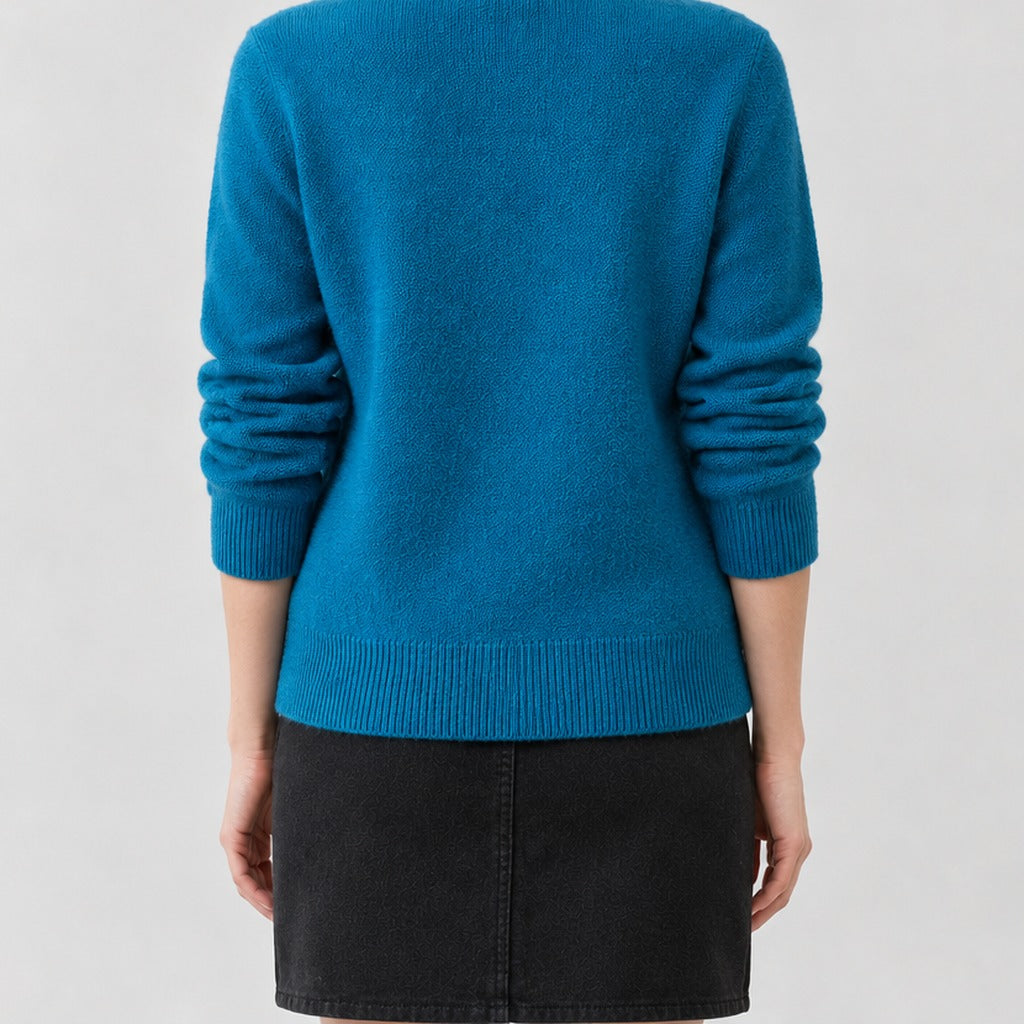 Gaia High Neck Cardigan - Lead Product Detail