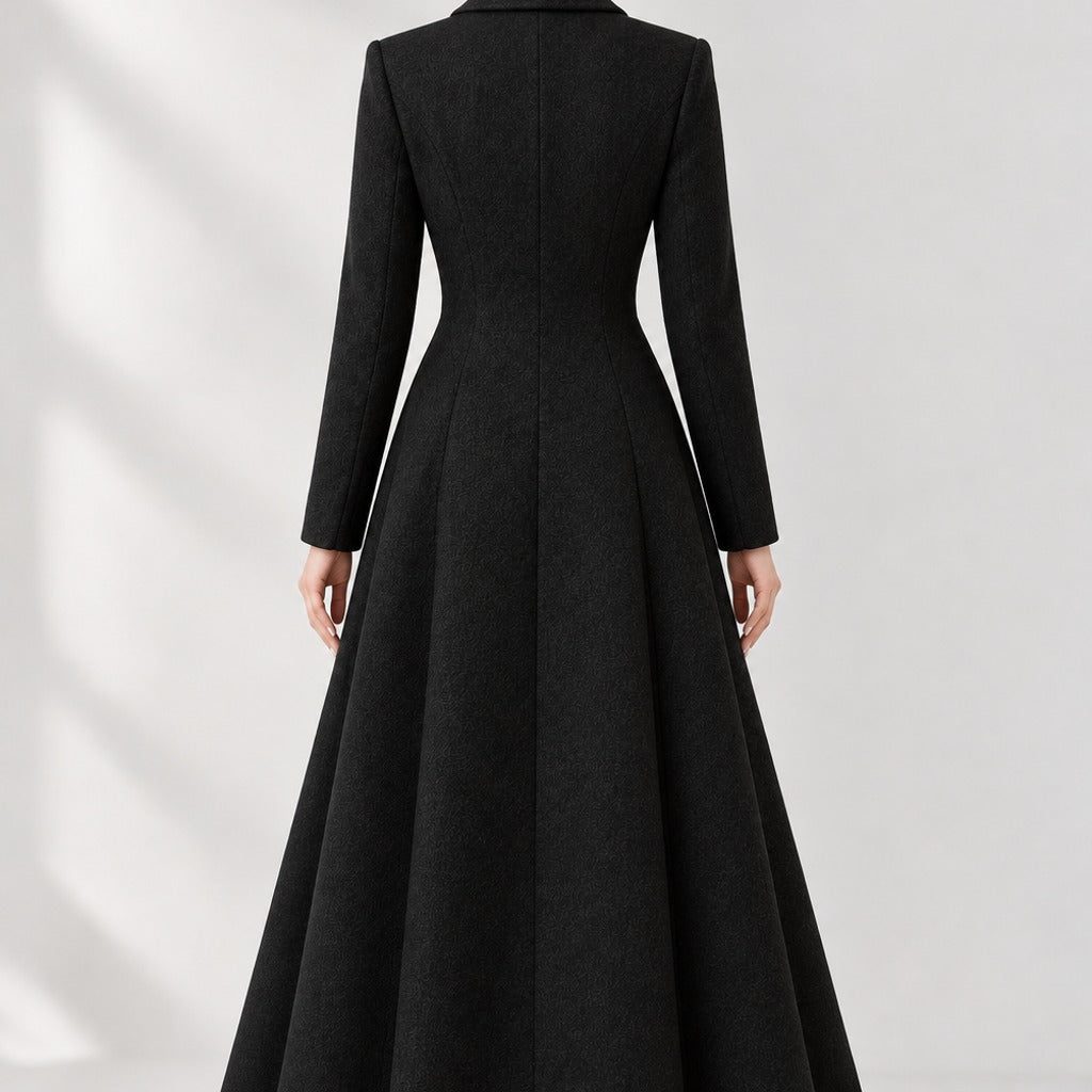 Gerhild Single Button Coat - Lead Product Detail