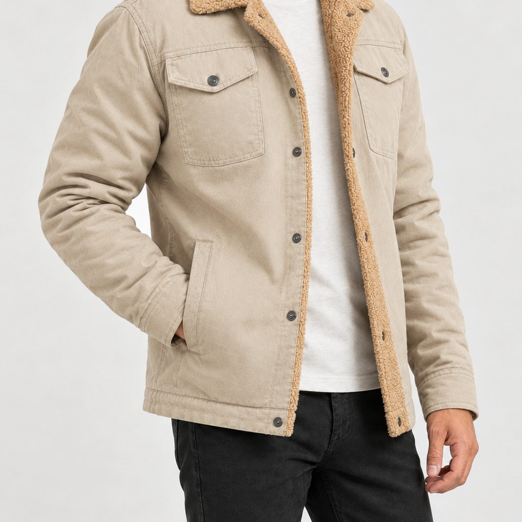 Brecht Sherpa Lined Jacket - Lead Product Detail