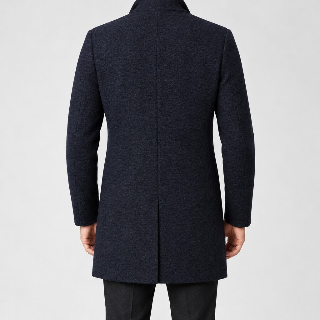 Carmelo Wool Blend Coat - Lead Product Detail