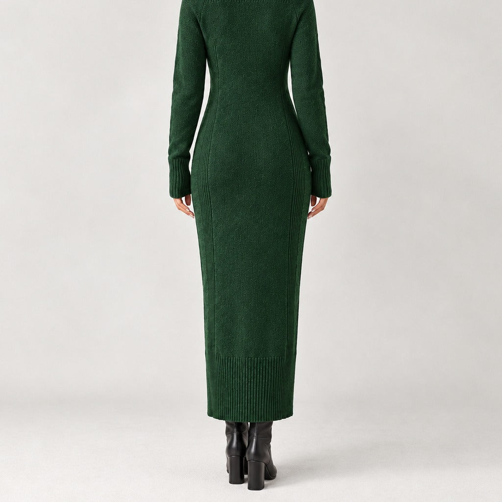 Hugrun Half Zip Dress - Lead Product Detail