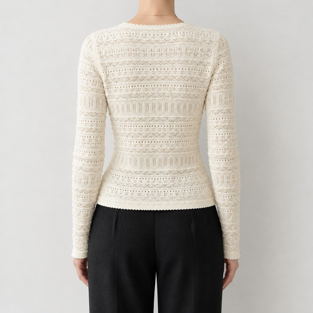 Irina Pointelle Cardigan - Lead Product Detail