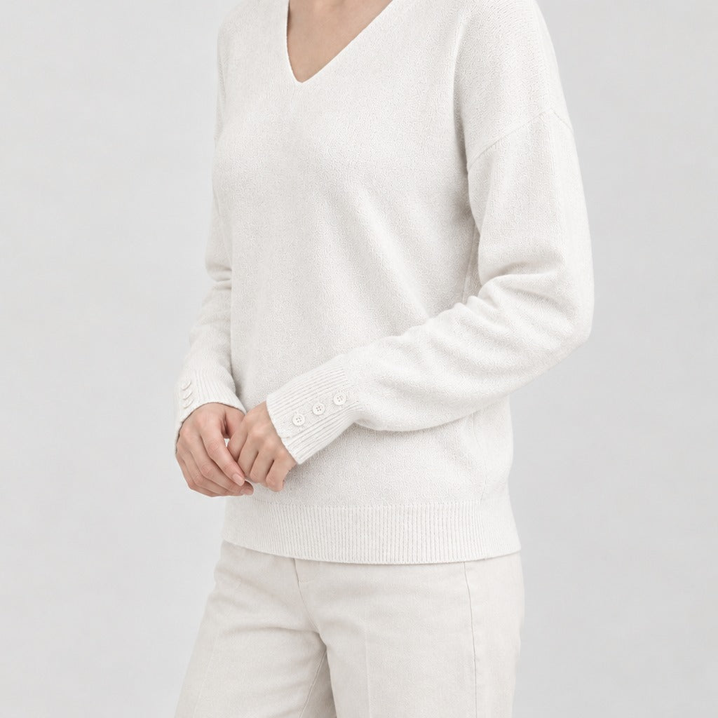 Kristien V Neck Sweater - Lead Product Detail