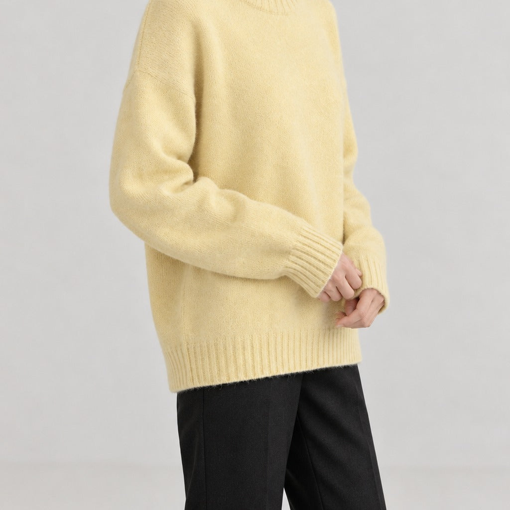 Kristrun Round Neck Sweater - Lead Product Detail