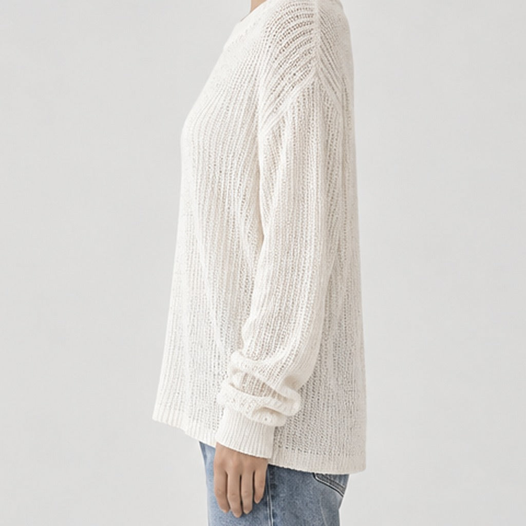 Lieke Letter Knit Top - Lead Product Detail