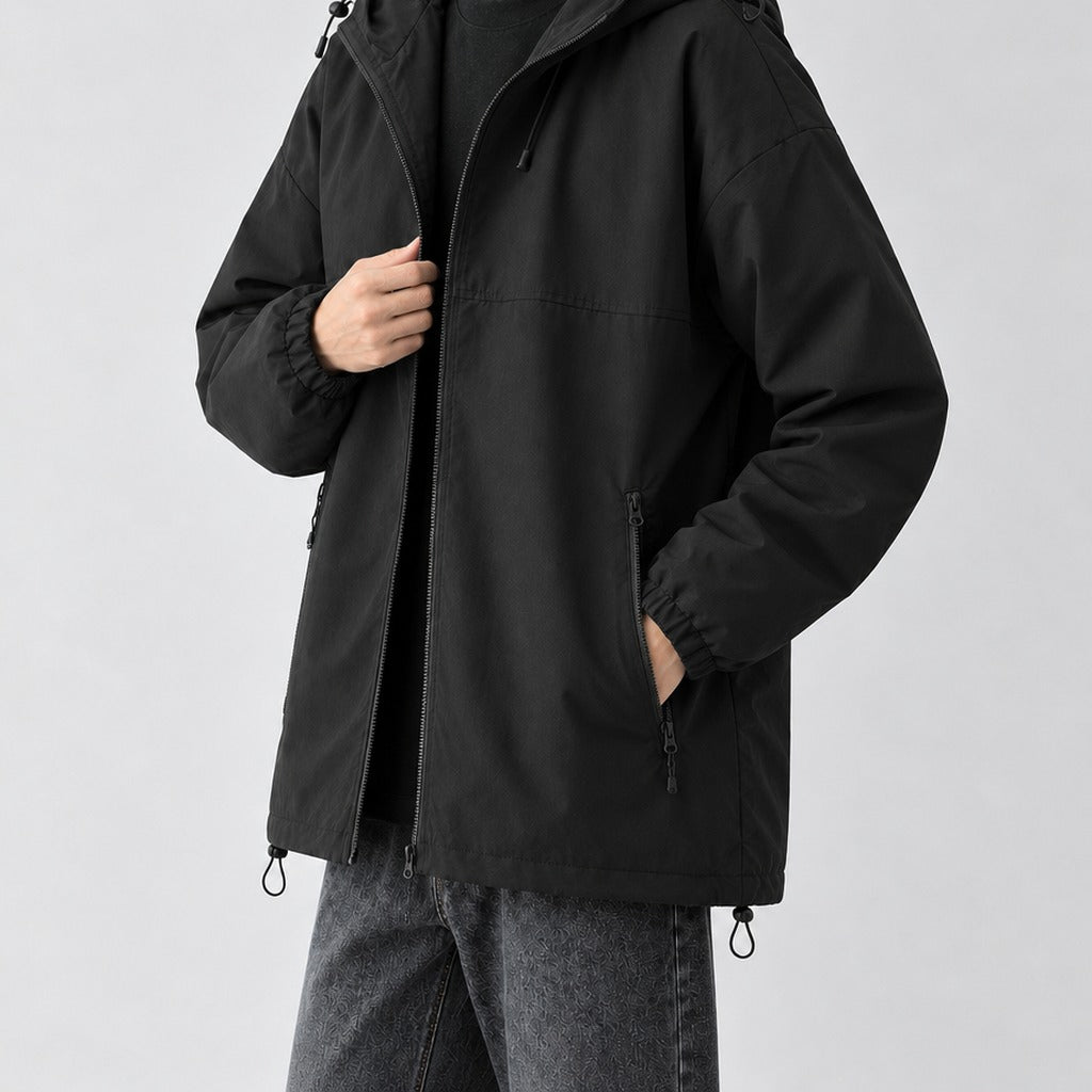Gerhard Hooded Jacket - Lead Product Detail