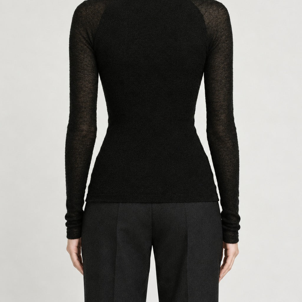 Marjon Fine Wool Turtleneck - Lead Product Detail