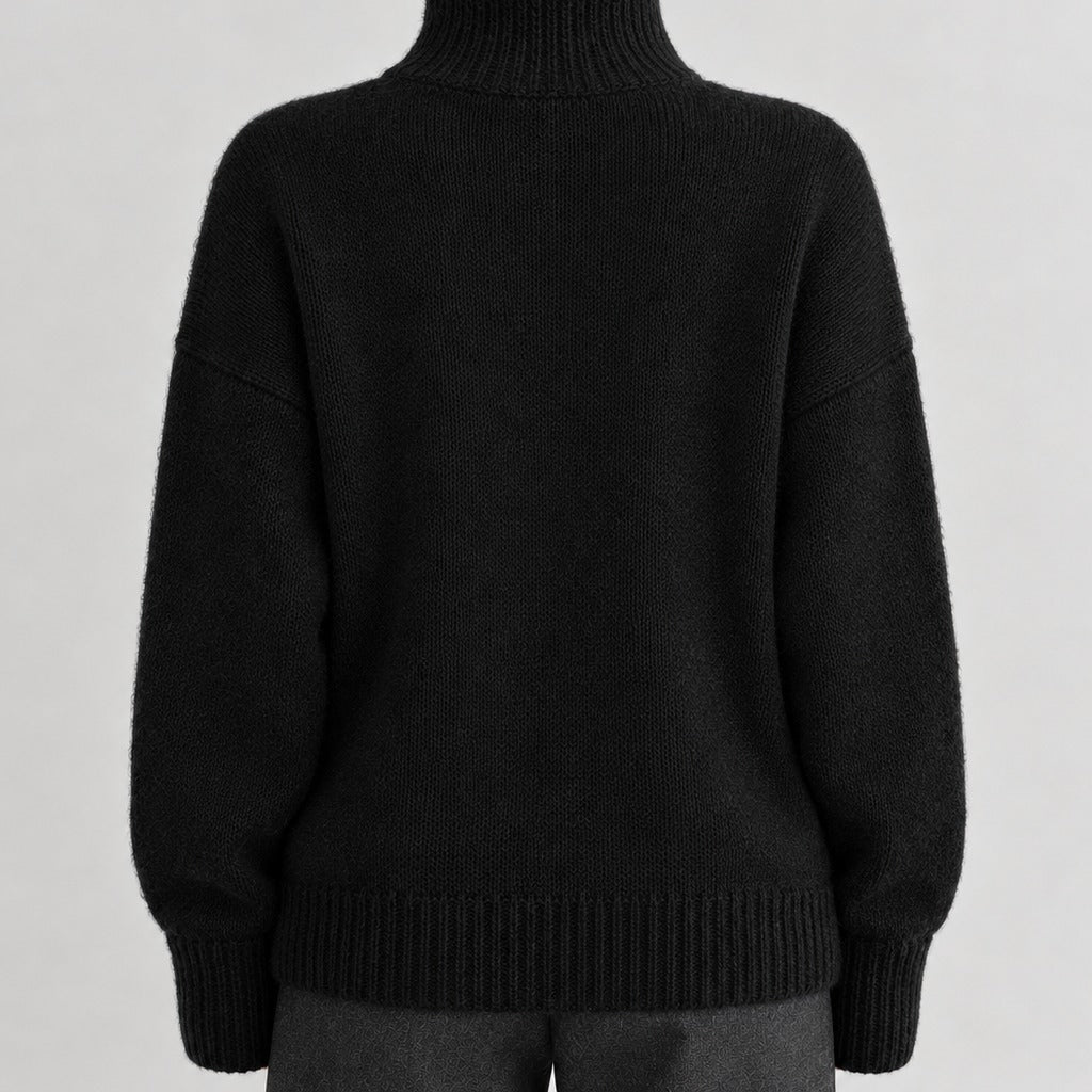 Matilde High Neck Sweater - Lead Product Detail
