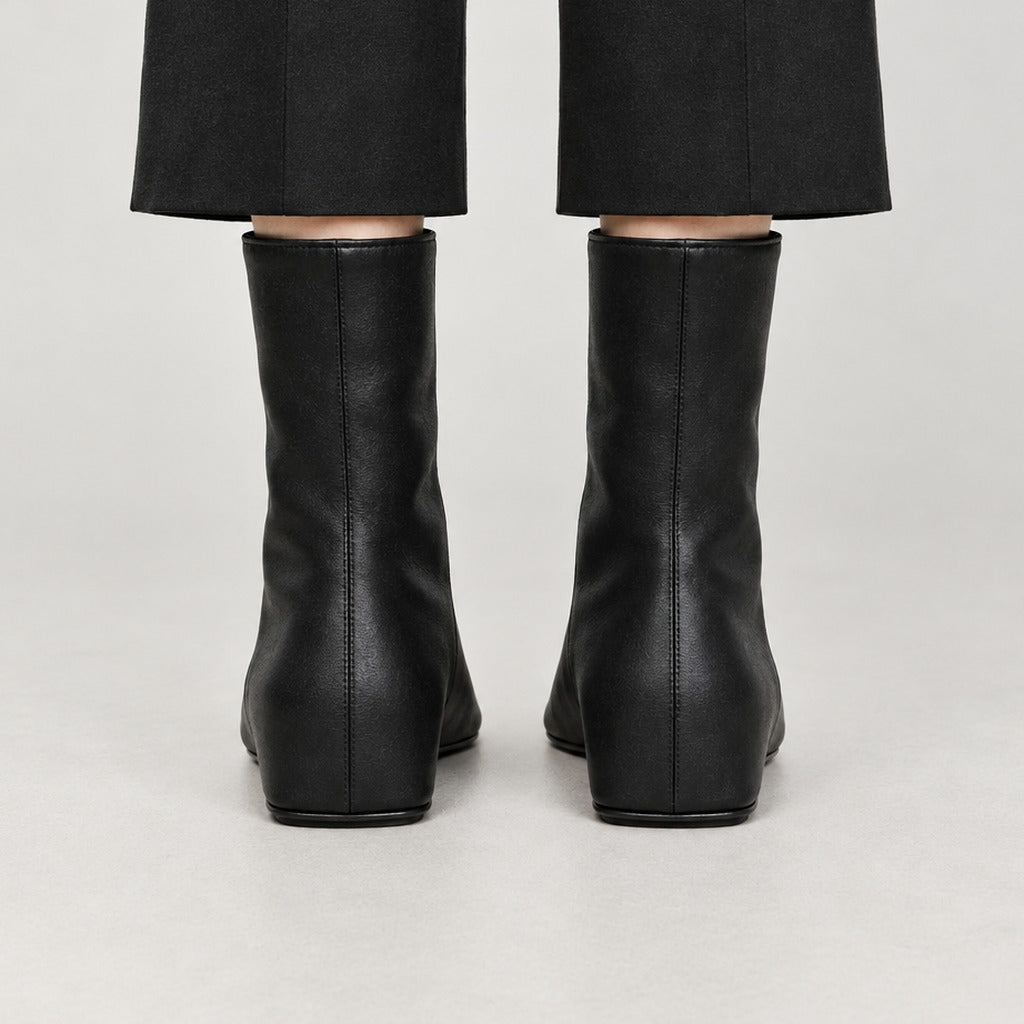Matthildur Square Toe Boots - Lead Product Detail