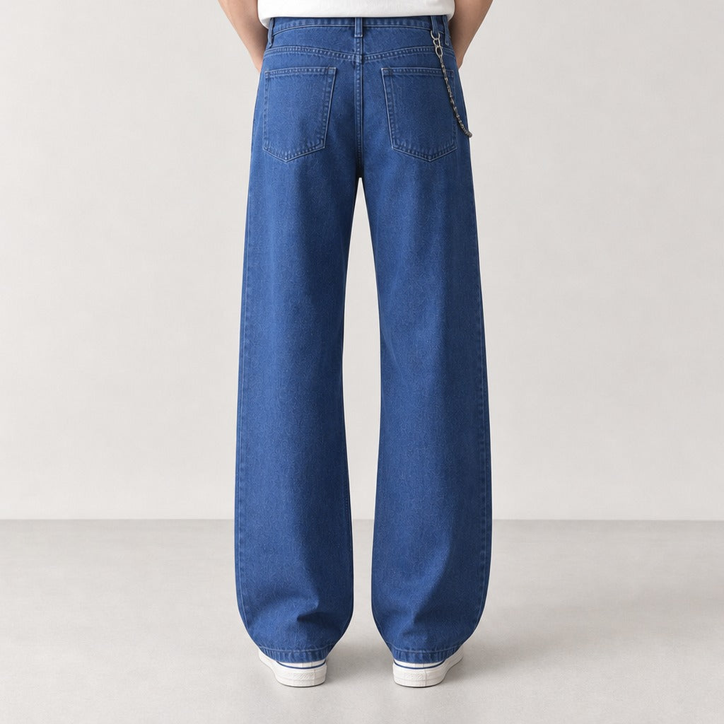 Gregor Chain Detail Jeans - Lead Product Detail