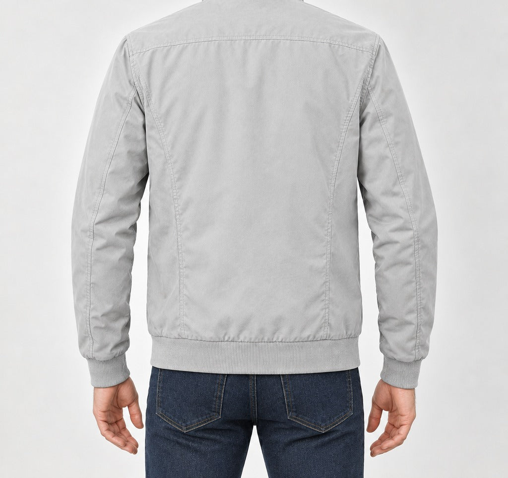 Ingimundur Stand Collar Jacket - Lead Product Detail