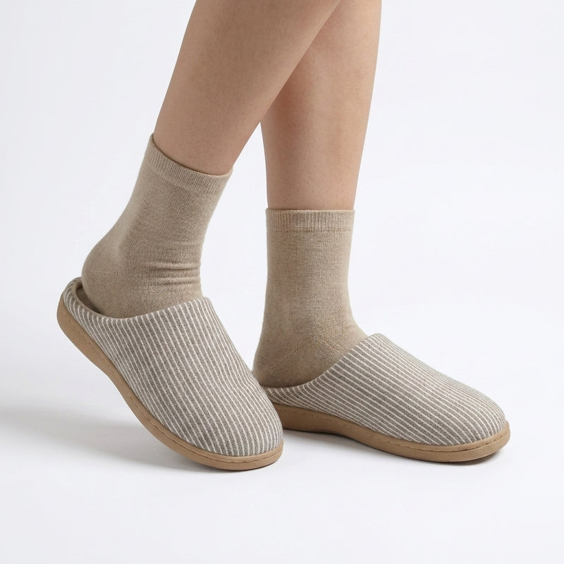 Dorothee Cotton Blend Slippers