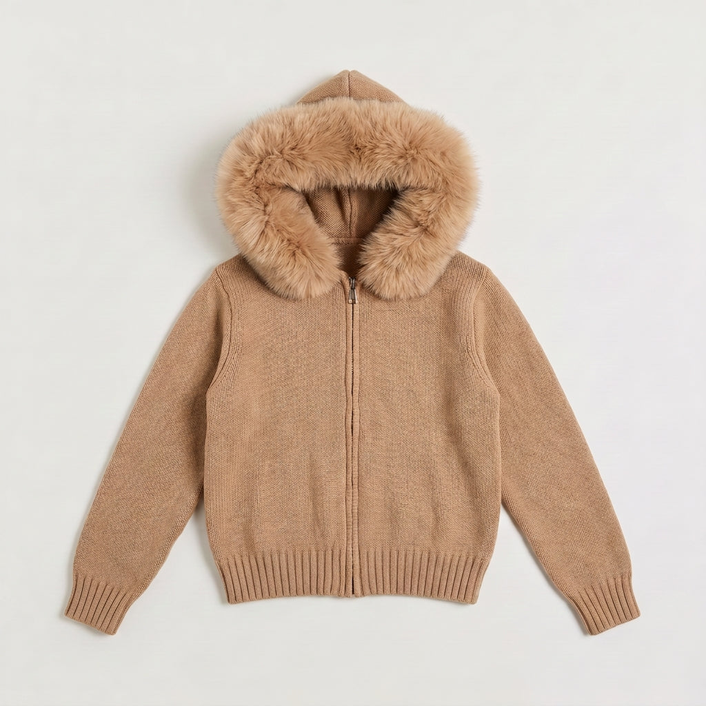 Dagny Faux Fur Cardigan