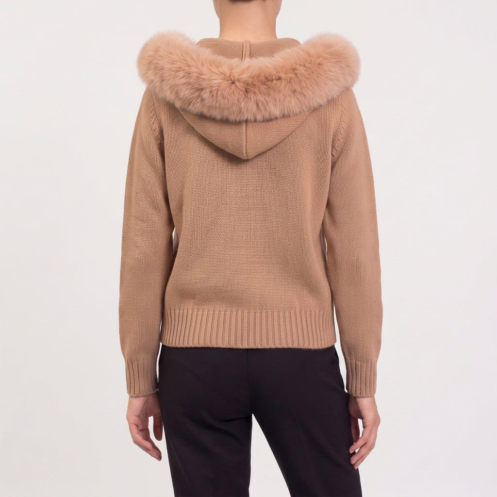 Dagny Faux Fur Cardigan