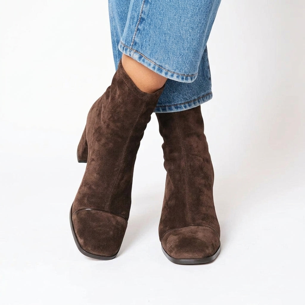 Ines Suede Sock Boots