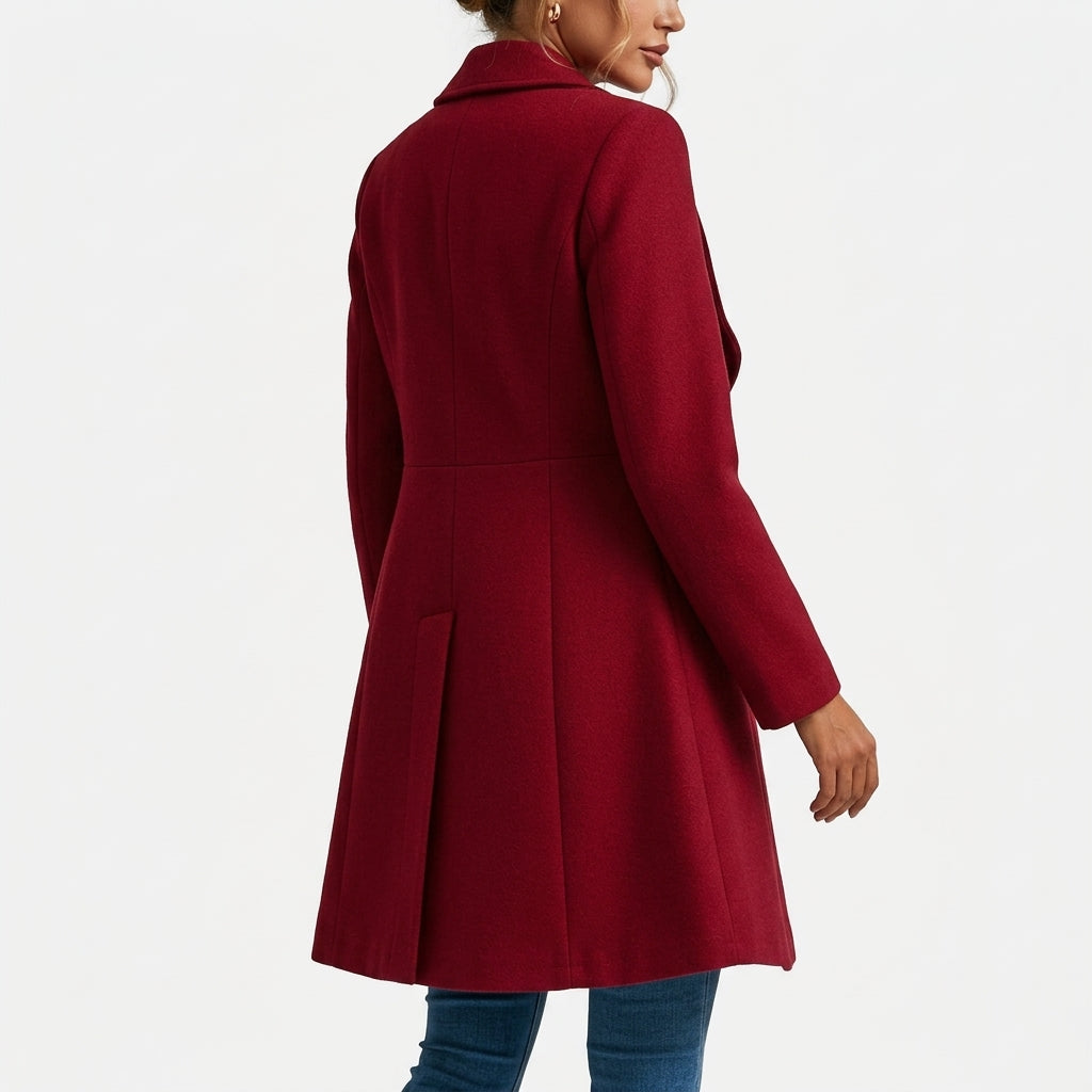 Saskia Wrap Collar Coat