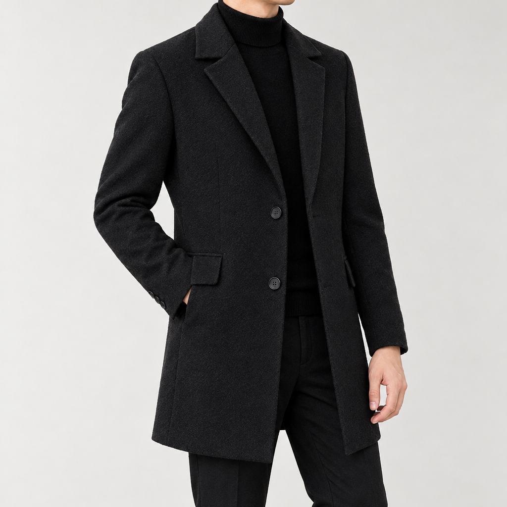 Rodolphe Single Breasted Overcoat