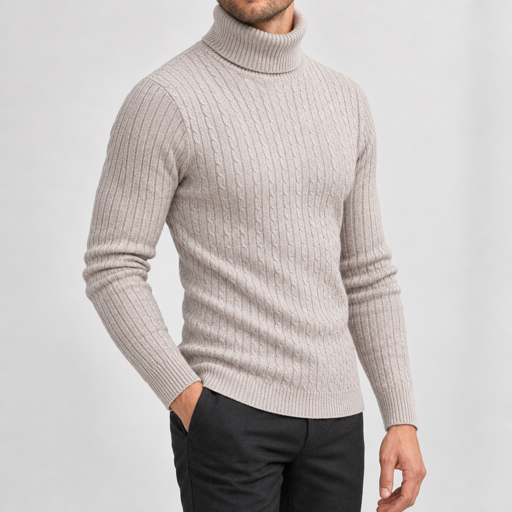 Thomas Cable Turtleneck