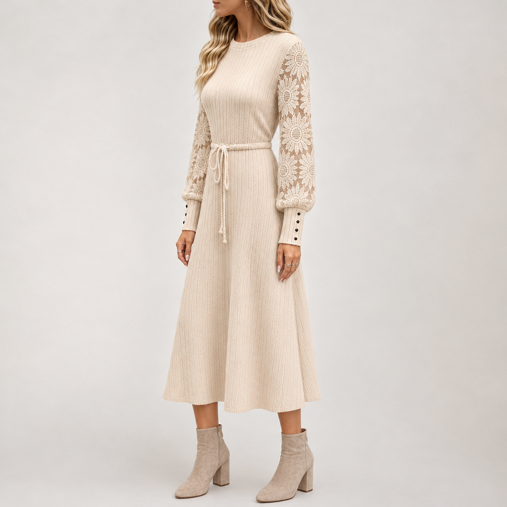 Katia Ribbed Midi Dress