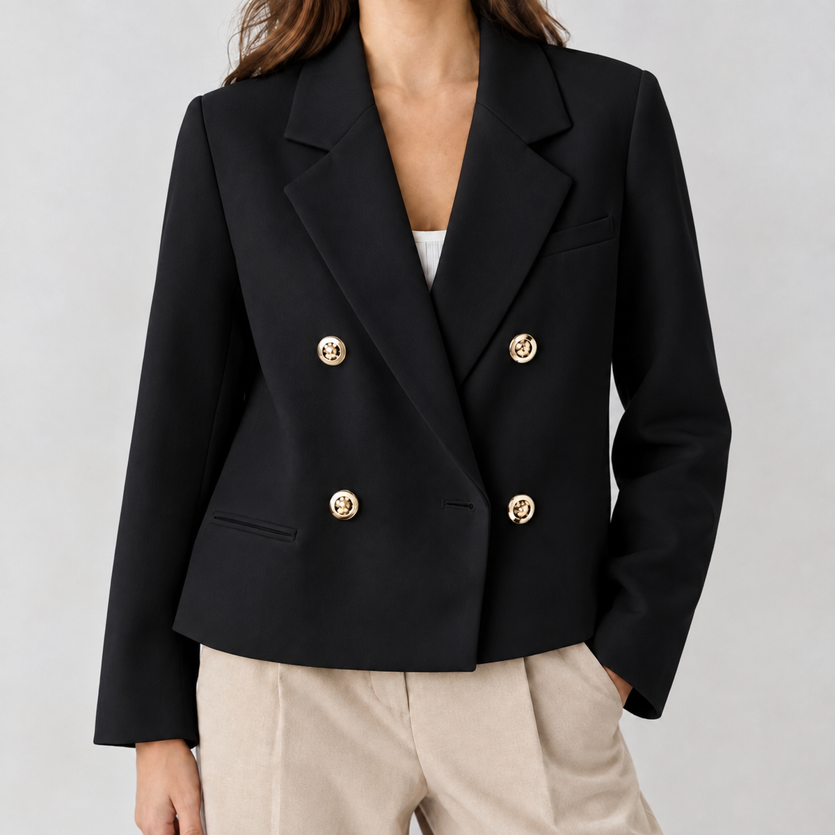 Alida Tailored Blazer - Black