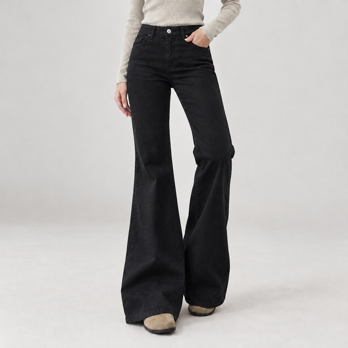 Michella Flared Pants - Black