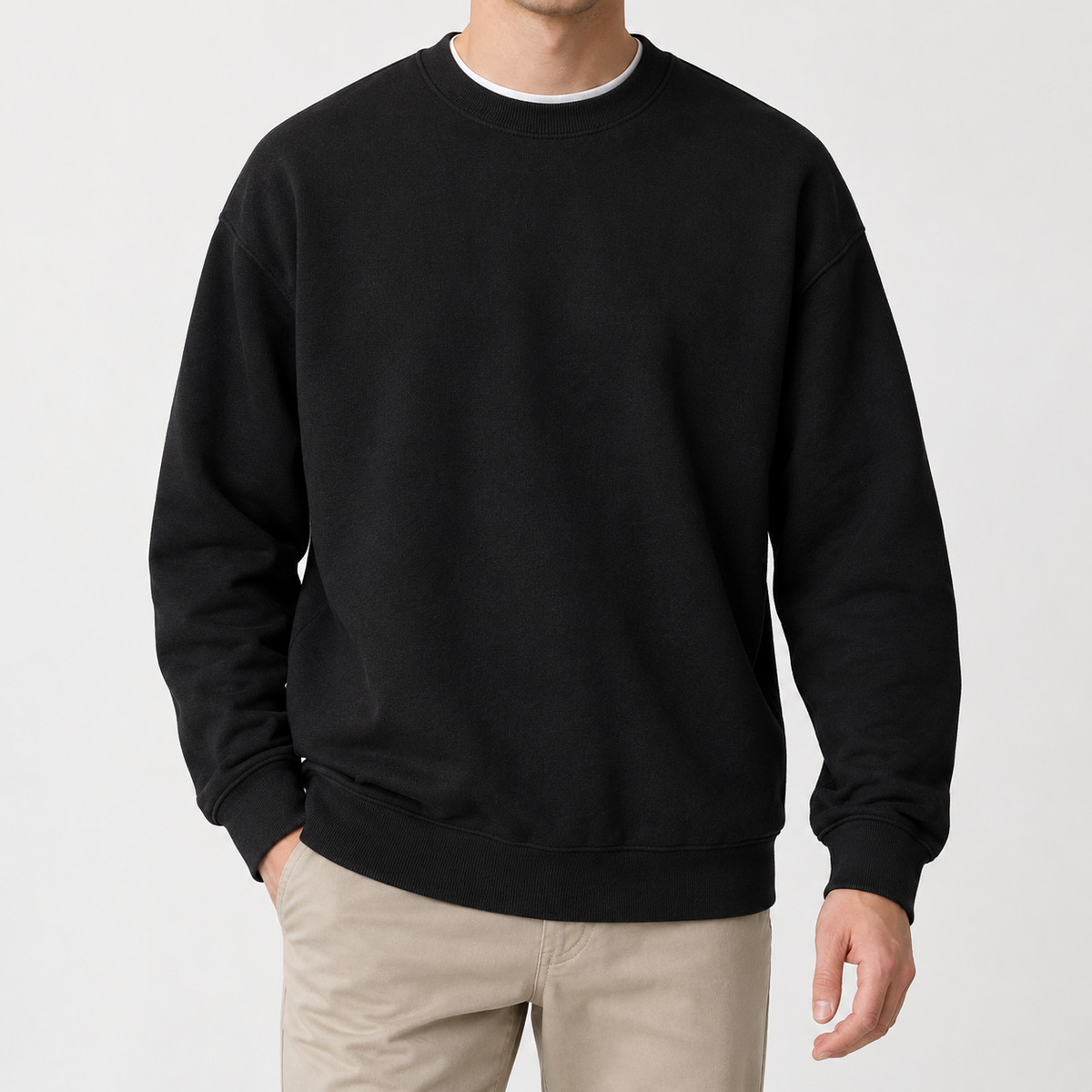Pascal Crewneck Sweatshirt - Black