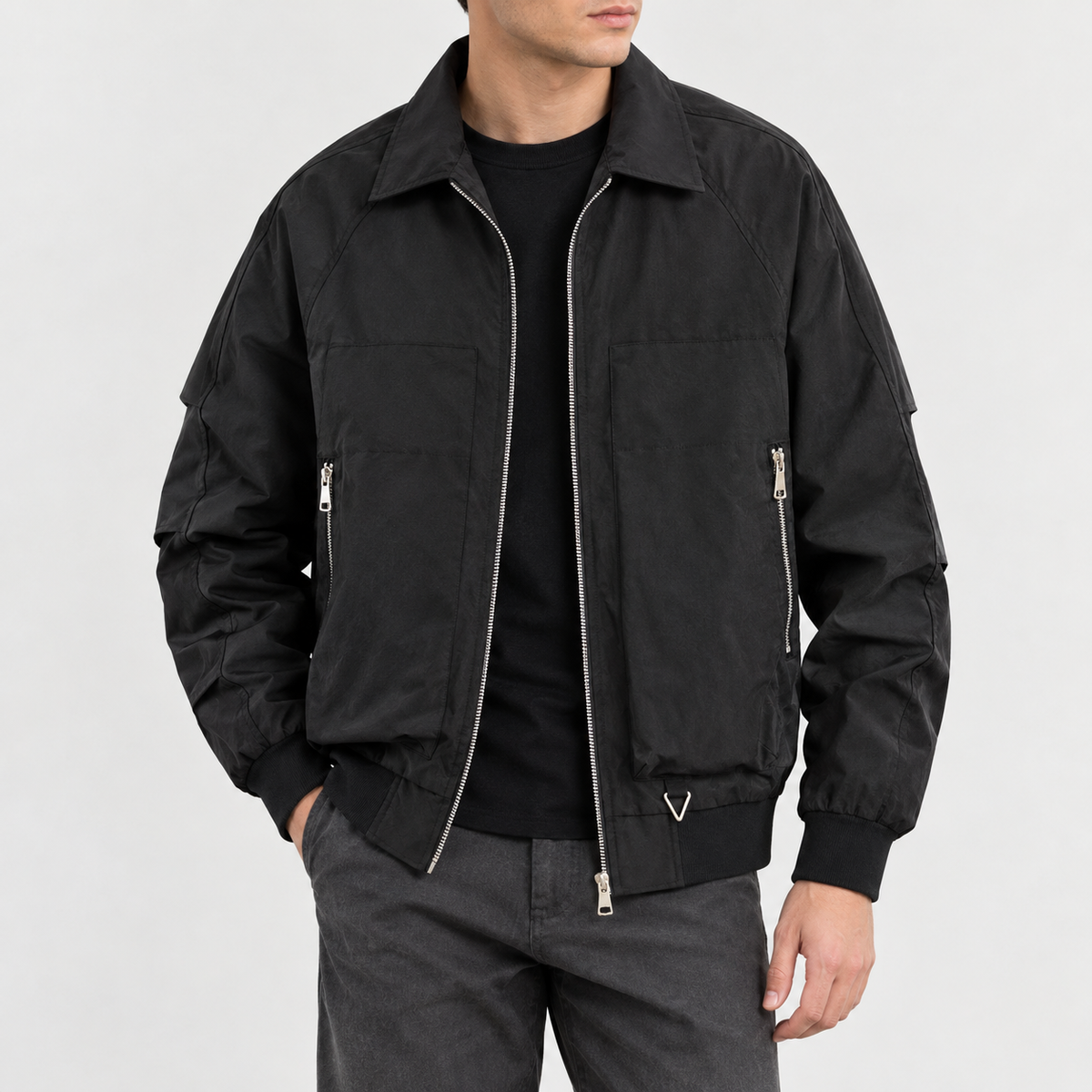 Alessandro Utility Jacket - Black