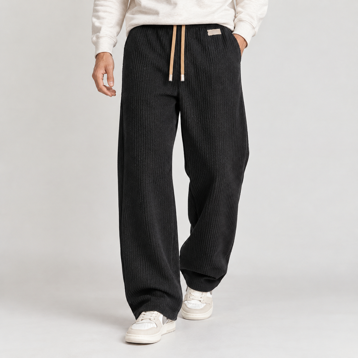 Leonardo Wide Leg Pants - Black