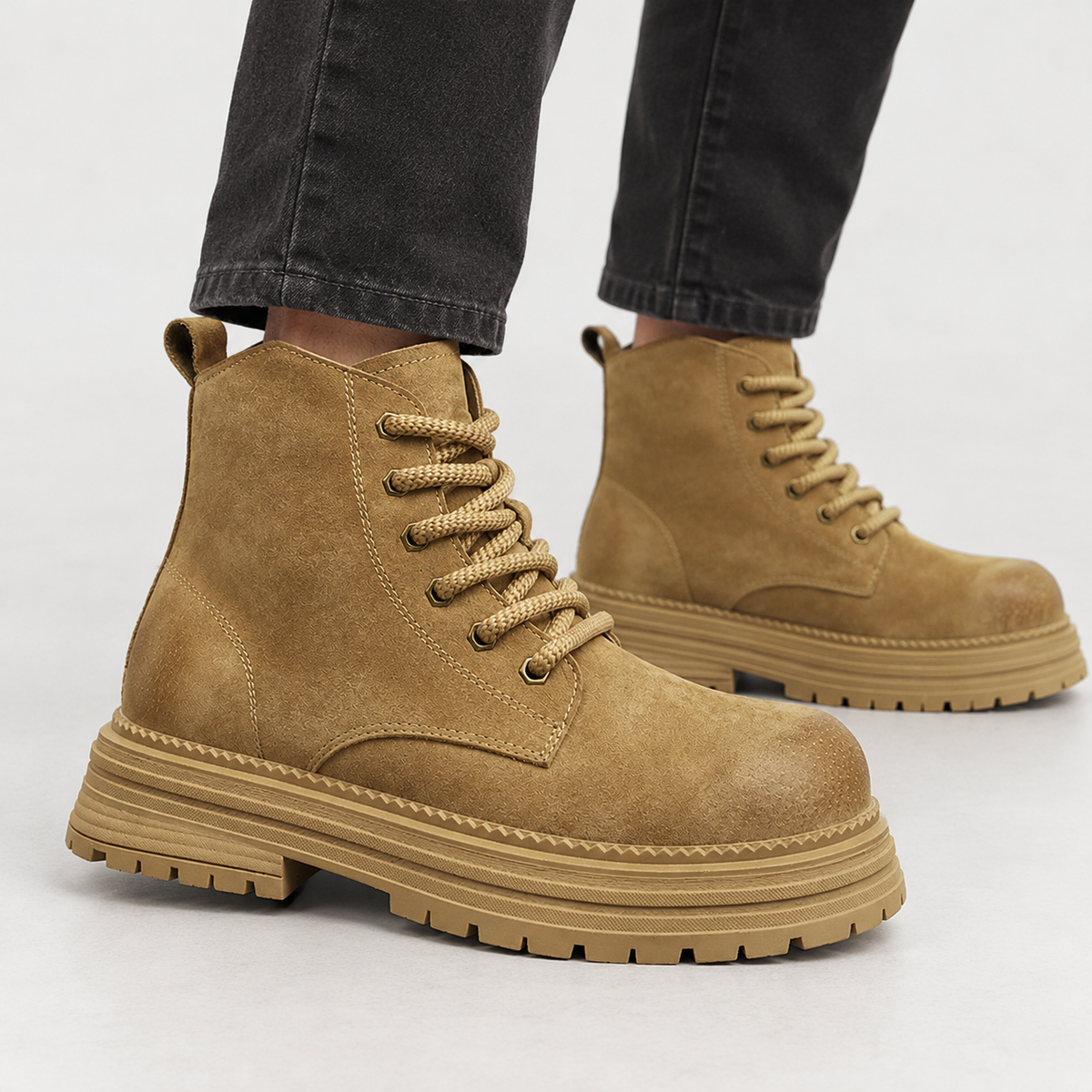 Gianpaolo Lace Up Boots - Brown
