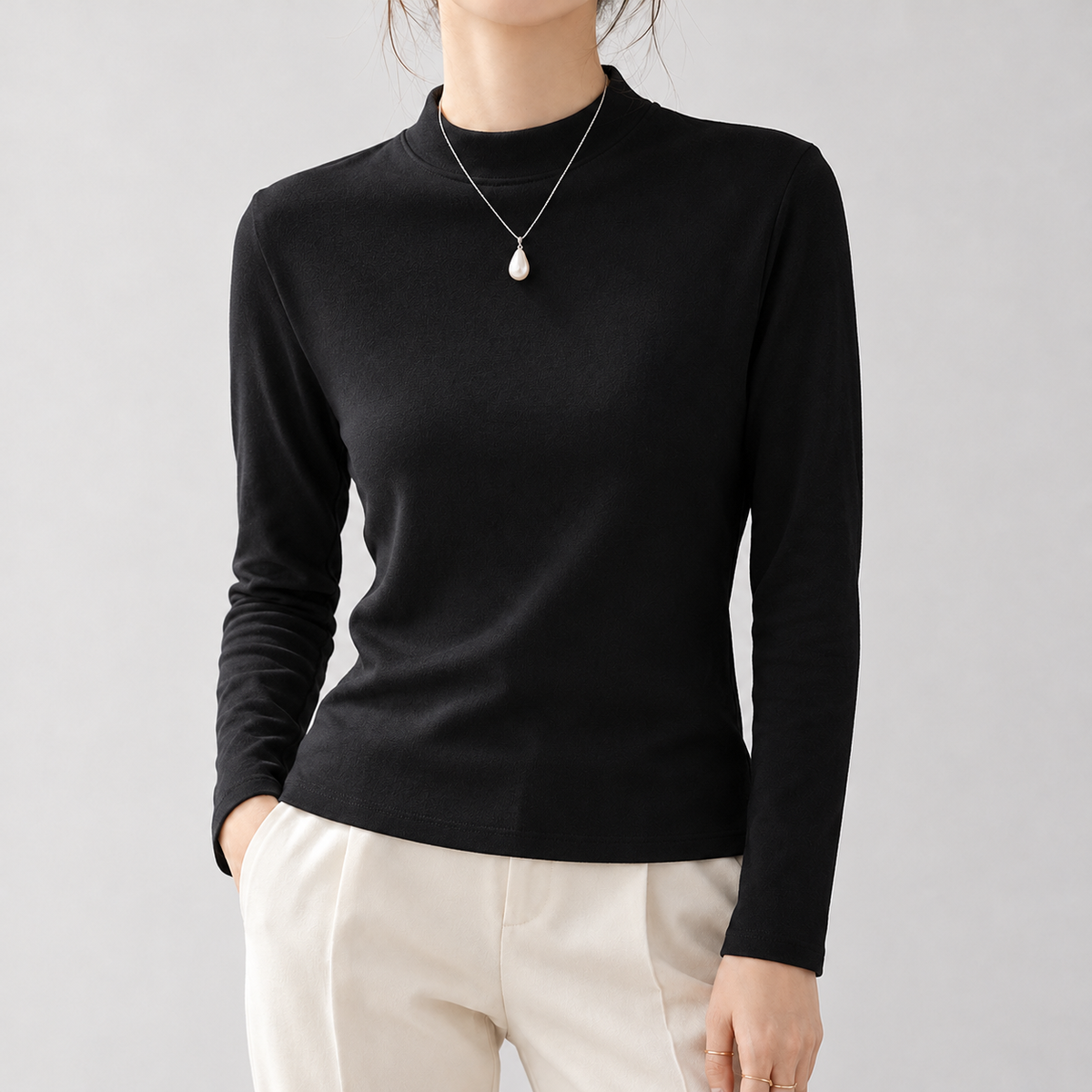 Halldis Cashmere Top - Black