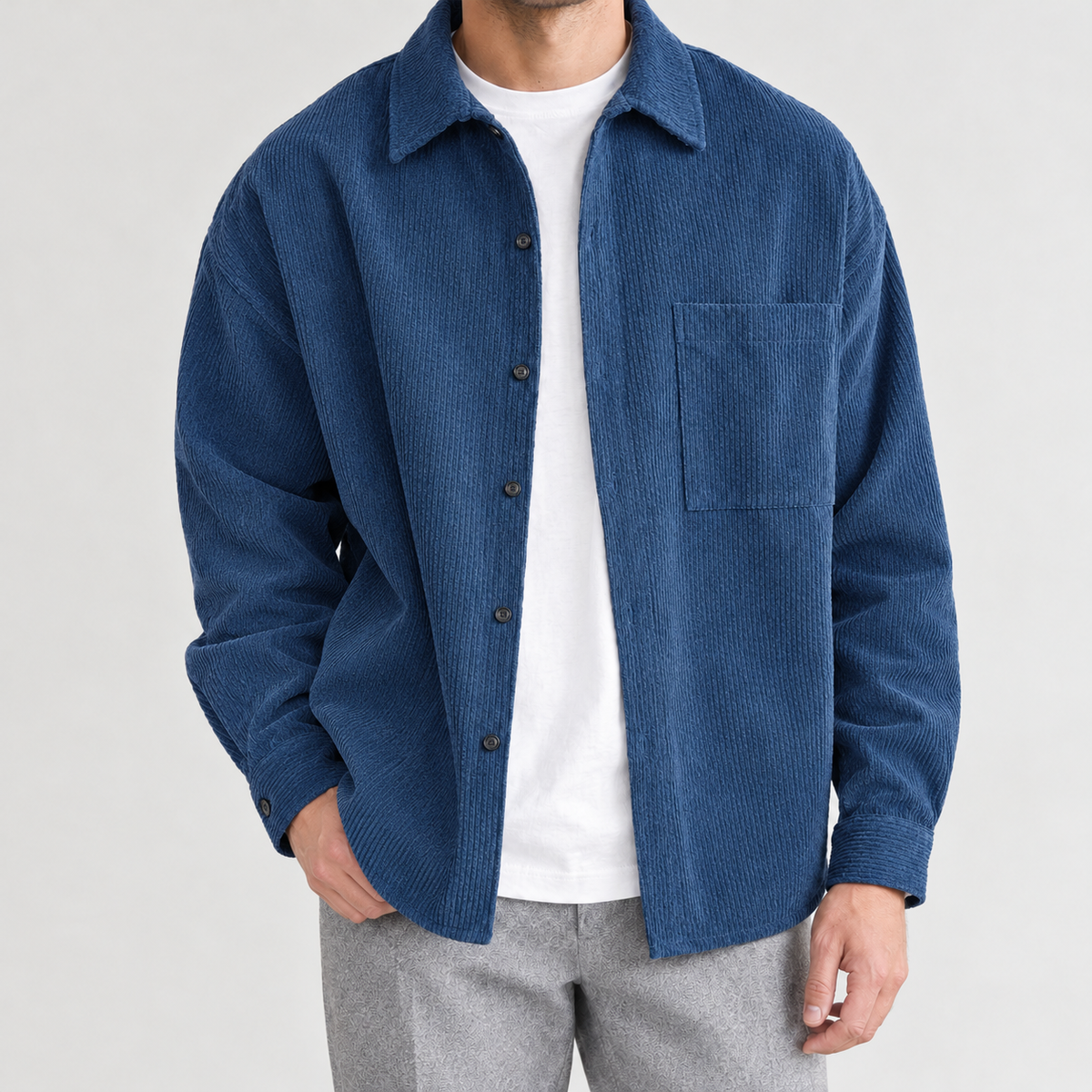 Sebastian Corduroy Jacket - Blue